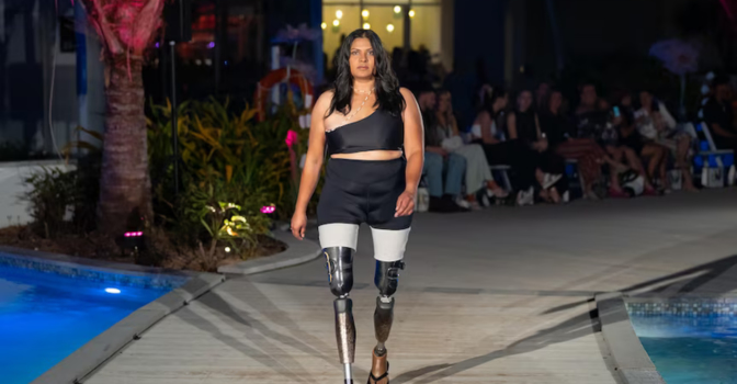 Sara Shams took part in Cairns Fashion Week earlier this year